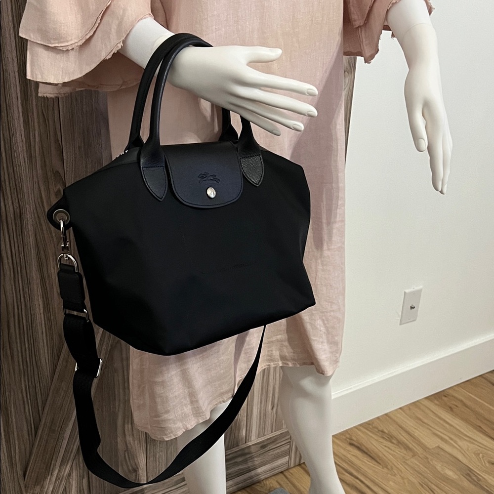 Longchamp Black Shoulder Bag